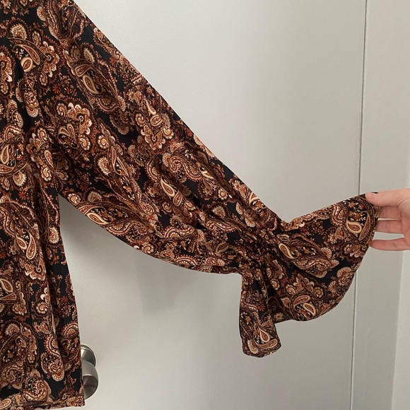 Target x Nili Lotan Paisley Print Long Sleeve Blouse - Picture 4 of 7